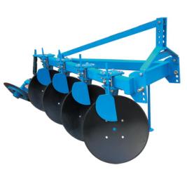 Arado de disco montado em trator para máquinas agrícolas