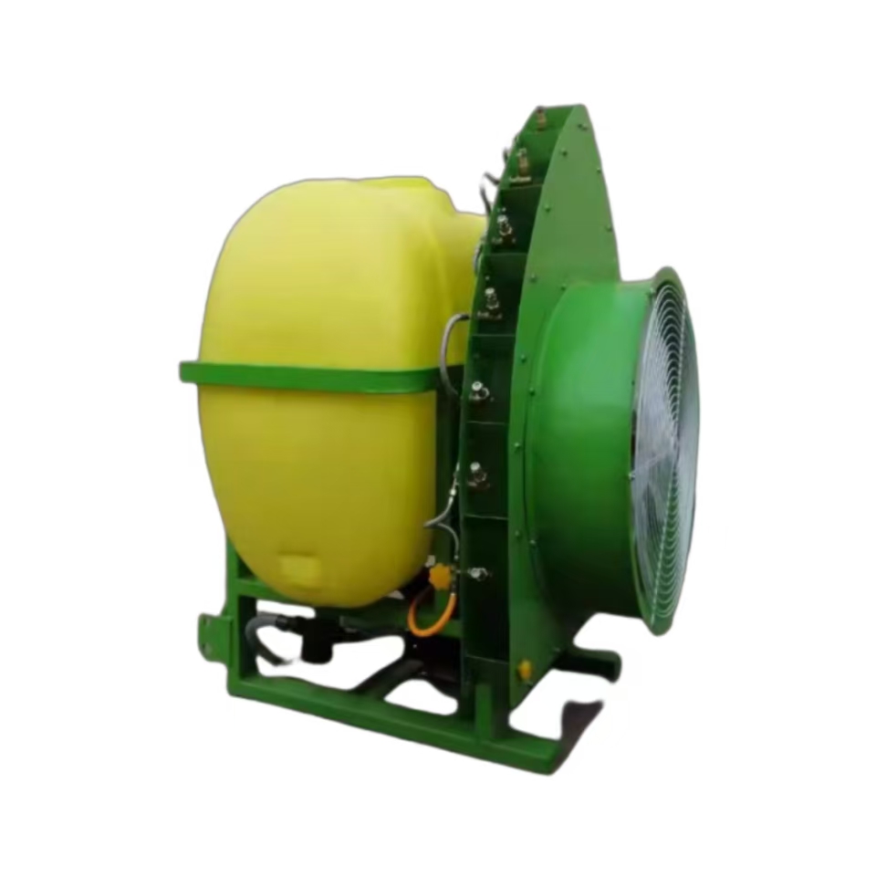 Pulverizador de jato de ar montado em máquinas agrícolas para pomar