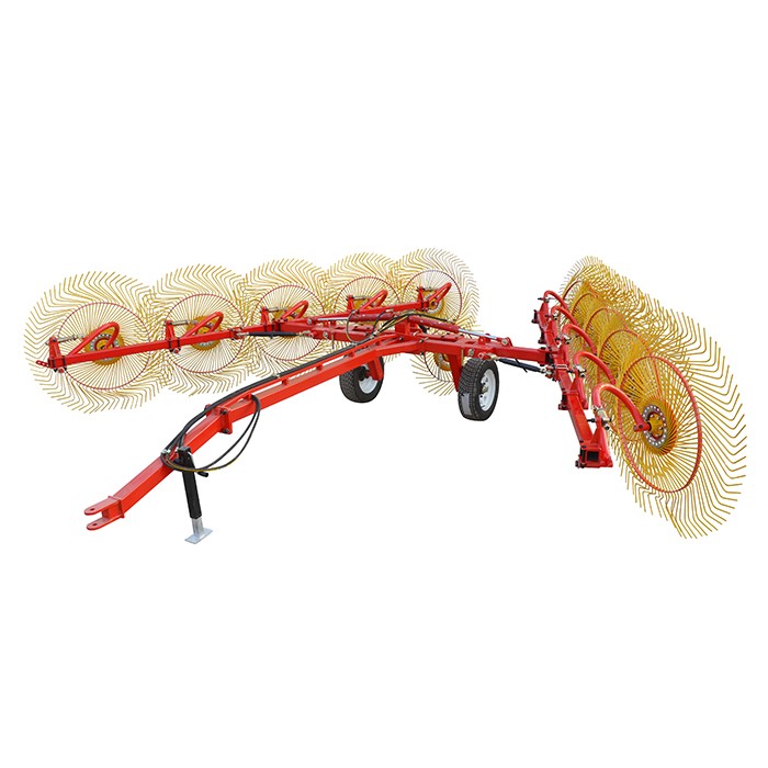 Rake de roda de feno de campo