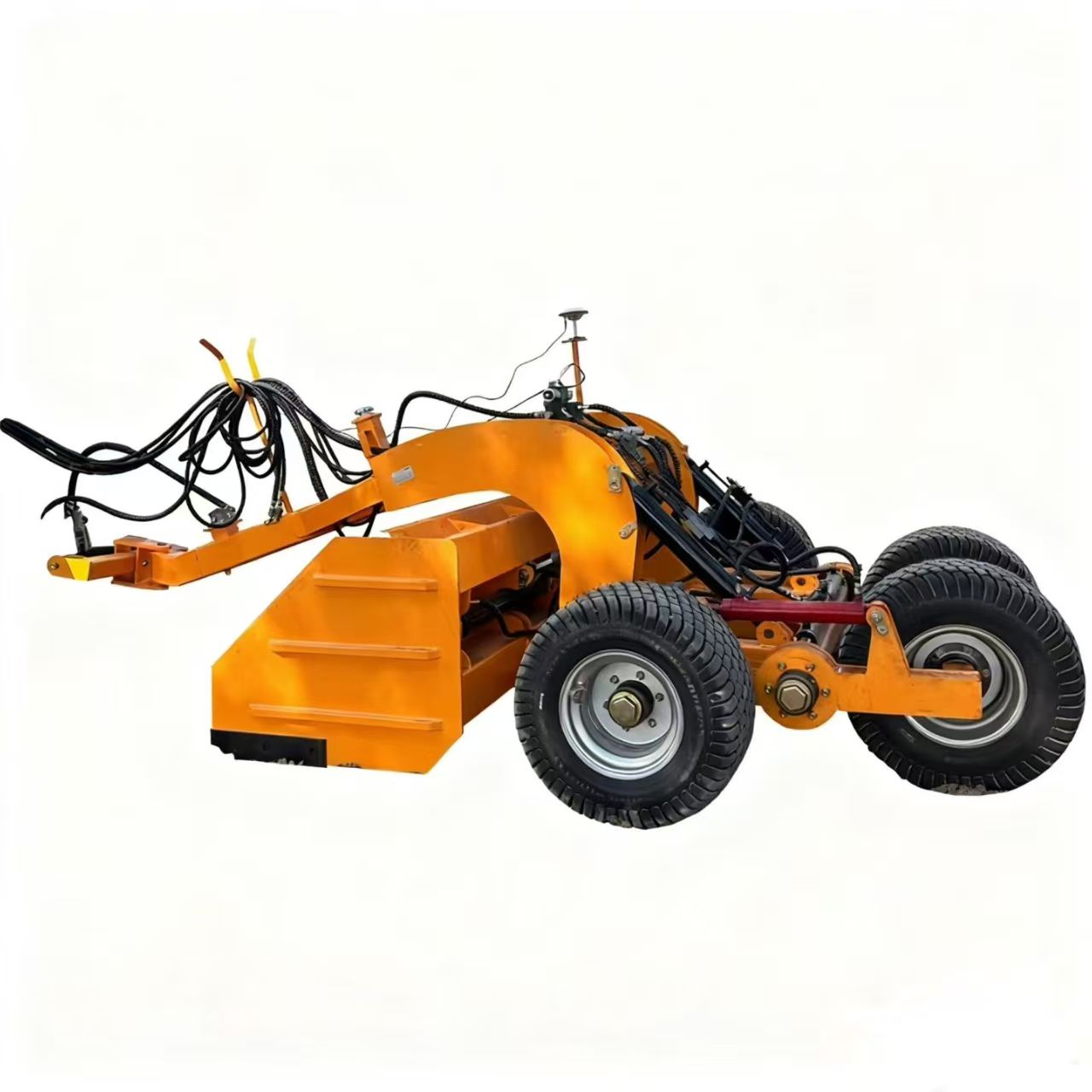 Nivelamento de terreno controlado por satélite