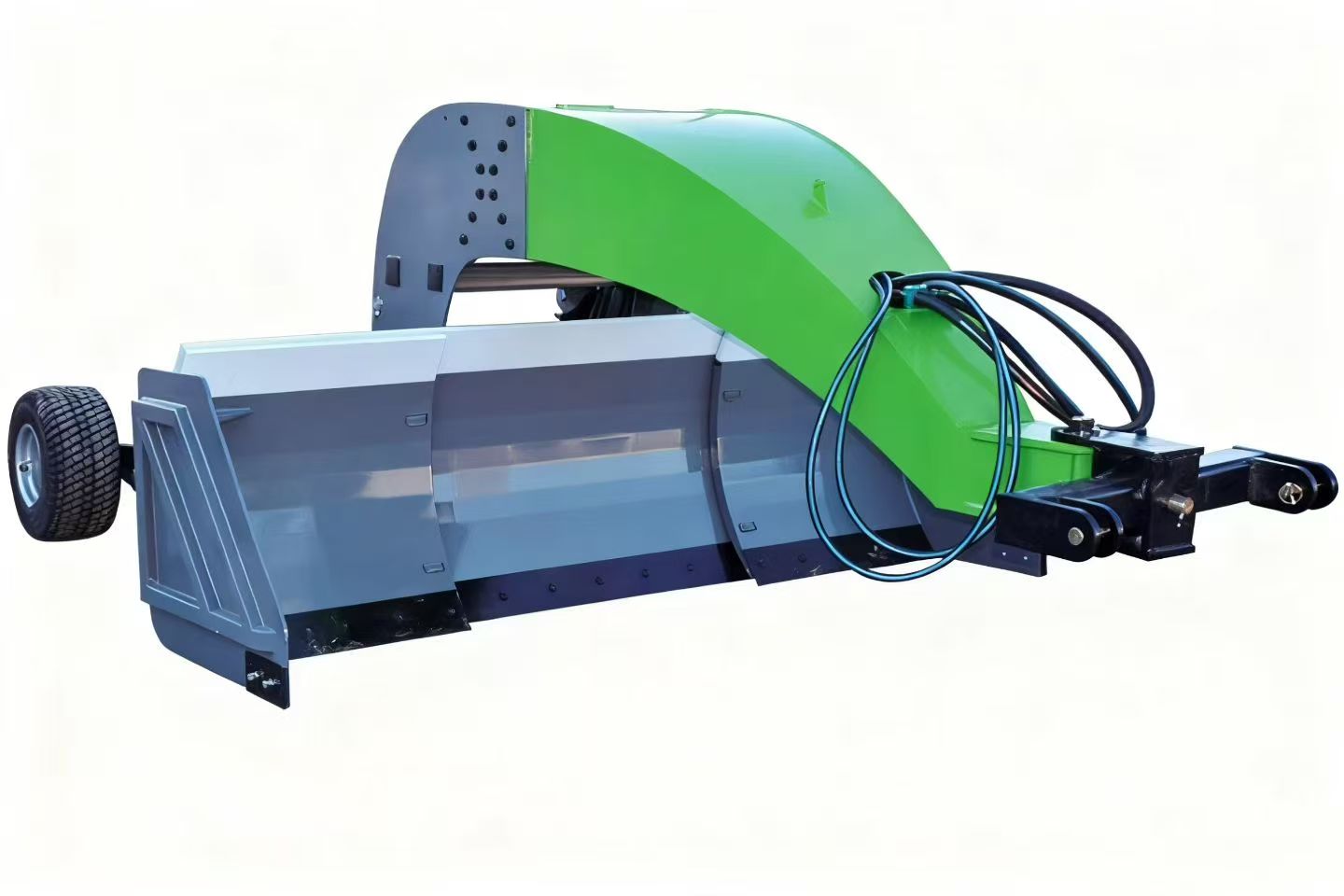 Máquina niveladora de solo plano por satélite