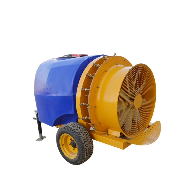 Pulverizador de jato de ar para pomar de arrasto